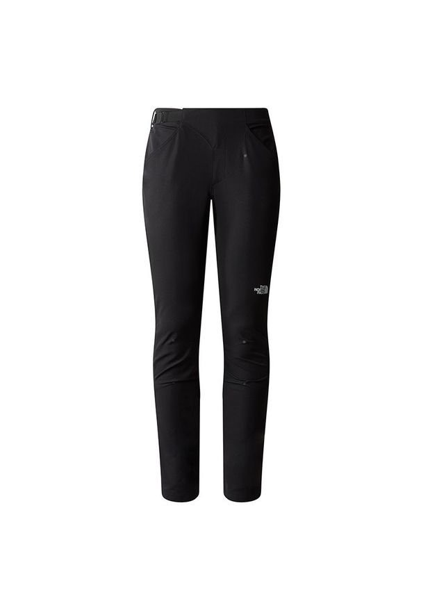 Spodnie The North Face AO Hiking Slim Straight 0A7Z8BJK31 - czarne. Kolor: czarny. Materiał: poliester, softshell, nylon, elastan. Sezon: zima. Sport: wspinaczka