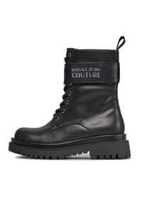 Versace Jeans Couture Trapery 75VA3S64 Czarny. Kolor: czarny. Materiał: skóra #6