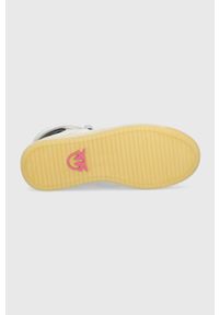 Pinko sneakersy Lorena Basket Hi kolor biały. Nosek buta: okrągły. Zapięcie: rzepy. Kolor: biały. Materiał: skóra, guma. Obcas: na obcasie. Wysokość obcasa: niski #4