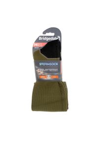 BRIDGEDALE - Skarpety wodoodporne Bridgedale StormSock Heavy Knee. Kolor: zielony. Sport: turystyka piesza