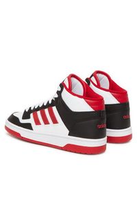 Adidas - adidas Buty do koszykówki Rapid Court Mid JR3160 Biały. Kolor: biały. Materiał: skóra. Sport: koszykówka