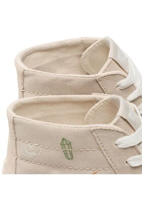 Vans Tenisówki Sk8-Hi Tapered VN0005UMBLP1 Beżowy. Kolor: beżowy. Materiał: zamsz, skóra