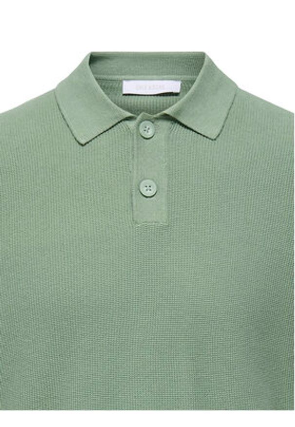Only & Sons Polo Tony 22033571 Zielony Regular Fit. Typ kołnierza: polo. Kolor: zielony. Materiał: bawełna