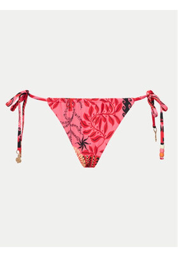 Seafolly Dół od bikini Atlantis 40687-127 Różowy. Kolor: różowy. Materiał: syntetyk