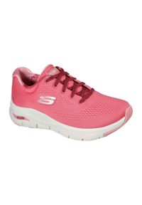 skechers - Buty sneakersy Arch Fit - Big Appeal. Okazja: na co dzień. Kolor: brązowy, wielokolorowy, różowy