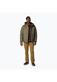 columbia - Kurtka puchowa męska Columbia Oak Harbor II Insulated. Kolor: zielony. Materiał: puch. Sport: turystyka piesza