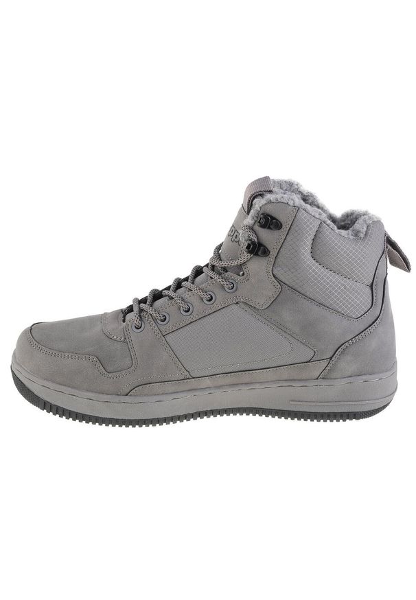 Buty do chodzenia męskie Kappa Shab Fur. Okazja: na co dzień. Wysokość cholewki: za kostkę. Zapięcie: sznurówki. Kolor: szary, wielokolorowy. Materiał: tkanina, skóra, materiał, syntetyk. Szerokość cholewki: normalna. Sport: turystyka piesza
