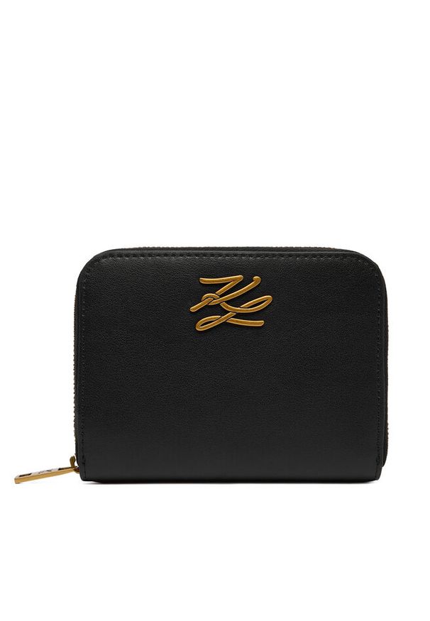Karl Lagerfeld - Portfel KARL LAGERFELD. Kolor: czarny