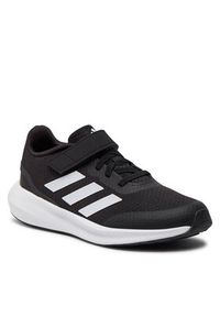 Adidas - adidas Sneakersy Runfalcon 3.0 Sport Running Elastic Lace Top Strap Shoes HP5867 Czarny. Kolor: czarny. Materiał: materiał, mesh. Sport: bieganie