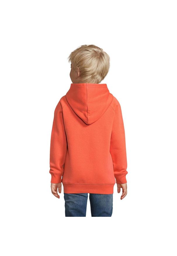 SOL'S - Bluza Dziecięca Stellar Hoodie. Kolor: pomarańczowy