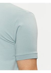Karl Lagerfeld - KARL LAGERFELD Polo 745088 551235 Błękitny Regular Fit. Typ kołnierza: polo. Kolor: niebieski. Materiał: bawełna #5