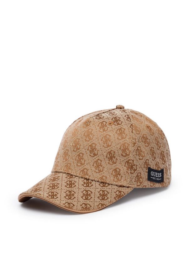 Guess Czapka z daszkiem AM9369 POL01 Beżowy. Kolor: beżowy. Materiał: materiał