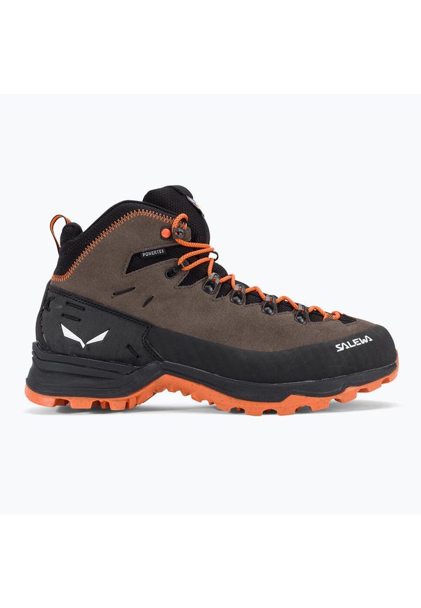 Buty Trekkingowe Męskie Salewa Alp Mate Winter Mid Ptx. Kolor: wielokolorowy, pomarańczowy, czarny. Materiał: zamsz, materiał, syntetyk