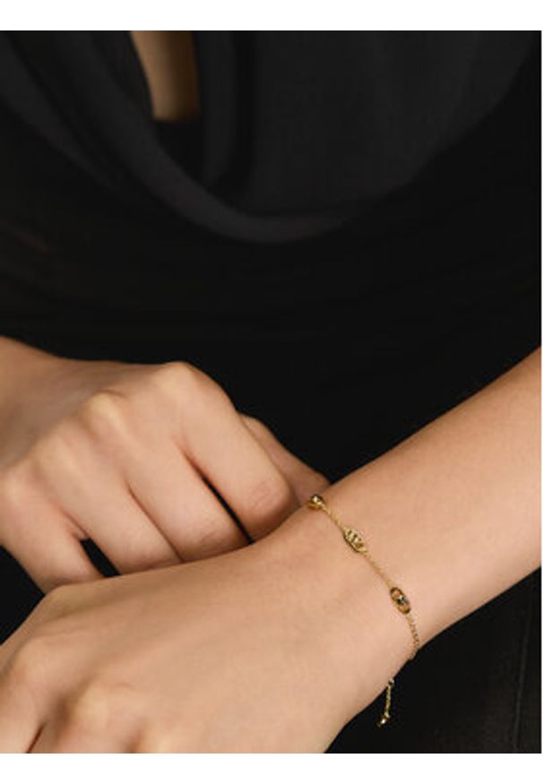 Michael Kors Bransoletka MKC173600710 Złoty. Materiał: srebrne. Kolor: złoty