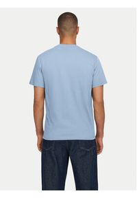 Only & Sons T-Shirt 22025208 Błękitny Regular Fit. Kolor: niebieski. Materiał: bawełna #4