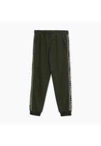 PITBULL - Spodnie męskie Pitbull Trackpants Tape Logo Terry Group. Kolor: zielony