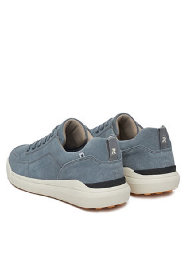 Rieker Revolution Lifestyle Sneakersy U1101-14 Niebieski. Kolor: niebieski. Materiał: zamsz, skóra