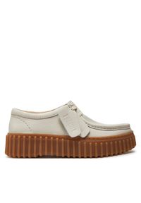 Clarks Półbuty Torhill Bee 26172085 Écru. Materiał: skóra