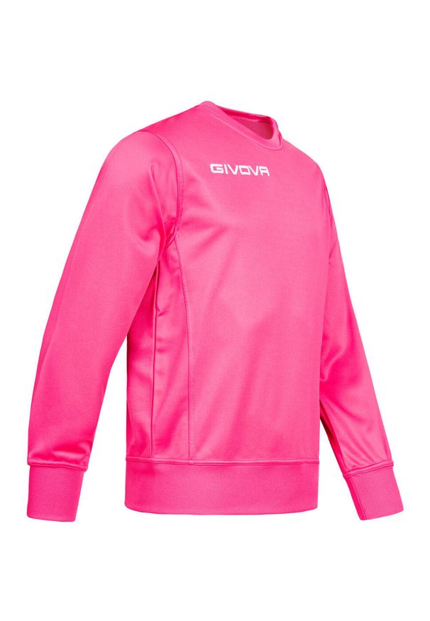 Bluza polar Givova One. Kolor: różowy. Materiał: polar. Sport: piłka nożna, fitness
