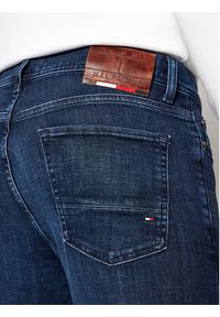 TOMMY HILFIGER - Tommy Hilfiger Jeansy Bleecker MW0MW15599 Granatowy Slim Fit. Kolor: niebieski