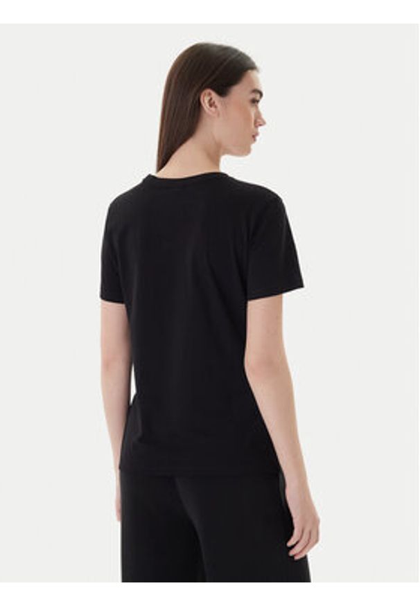 Guess T-Shirt V2YI07 K8HM0 Czarny Regular Fit. Kolor: czarny. Materiał: bawełna