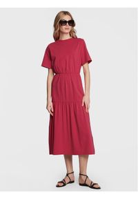 Max Mara Leisure Sukienka codzienna Pergola 23362106 Różowy Regular Fit. Okazja: na co dzień. Kolor: różowy. Materiał: bawełna. Typ sukienki: proste. Styl: casual