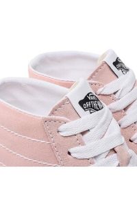 Vans Sneakersy Sk8-Hi Tapered VN0009QPBQL1 Różowy. Kolor: różowy. Materiał: zamsz, skóra #4