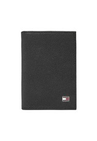 TOMMY HILFIGER - Tommy Hilfiger Duży Portfel Męski Th Flag Bifold AM0AM13522 Czarny. Kolor: czarny. Materiał: skóra