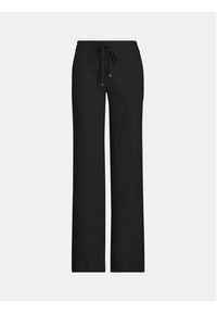 Lauren Ralph Lauren Spodnie materiałowe 200735136001 Czarny Wide Leg. Kolor: czarny. Materiał: len