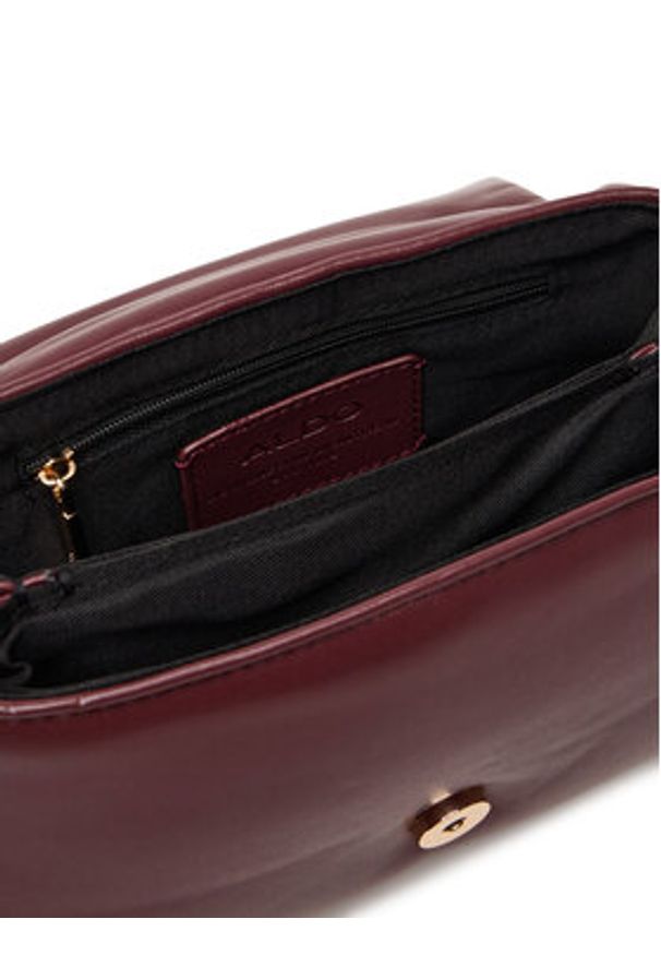 Aldo Torebka Softpuff 14076810 Bordowy. Kolor: czerwony. Materiał: skórzane