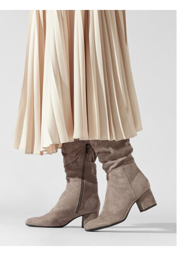 Jenny Fairy Kozaki LS5279-09 Brązowy. Kolor: brązowy. Materiał: materiał