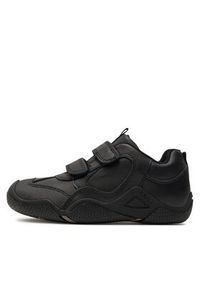 Geox Sneakersy J Wader A J8430A 043BC C9999 S Czarny. Kolor: czarny. Materiał: skóra #4