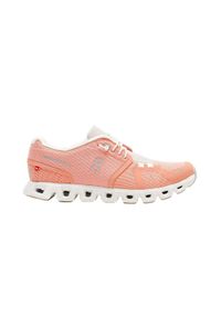 Buty do biegania Kobieta On Running Cloud 5 róża. Kolor: różowy. Materiał: syntetyk, tkanina, materiał. Sport: bieganie