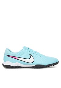 Nike Buty do piłki nożnej Legend 10 Academy TF DV4342 Błękitny. Kolor: niebieski. Materiał: skóra