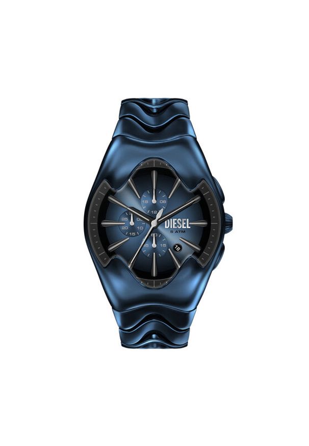 Diesel Zegarek Mercurial DZ4704 Granatowy. Kolor: niebieski