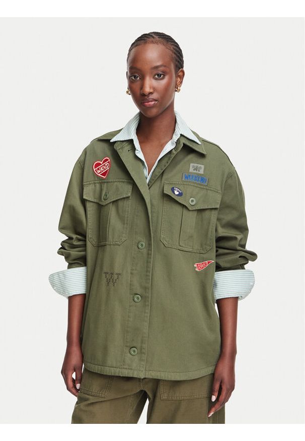 Weekend Max Mara Kurtka przejściowa Razza 2625086011 Khaki Regular Fit. Kolor: brązowy. Materiał: bawełna