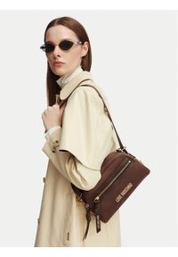 Love Moschino - LOVE MOSCHINO Torebka JC4094PP1PLD130A Brązowy. Kolor: brązowy. Materiał: skórzane, zamszowe #1
