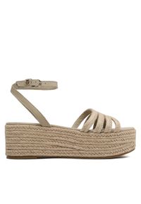 TOMMY HILFIGER - Espadryle Tommy Hilfiger. Kolor: beżowy