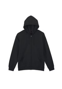 GILDAN - Męska Bluza Z Kapturem Softstyle Midweight Full Zip. Typ kołnierza: kaptur. Kolor: czarny