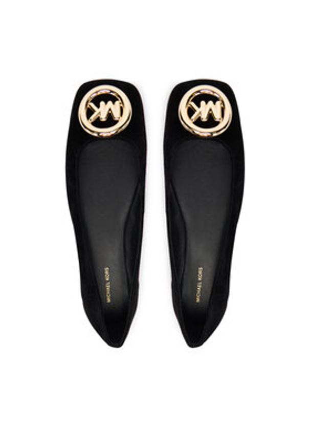 MICHAEL Michael Kors Baleriny Milan 40F5MLFP1S Czarny. Kolor: czarny. Materiał: skóra