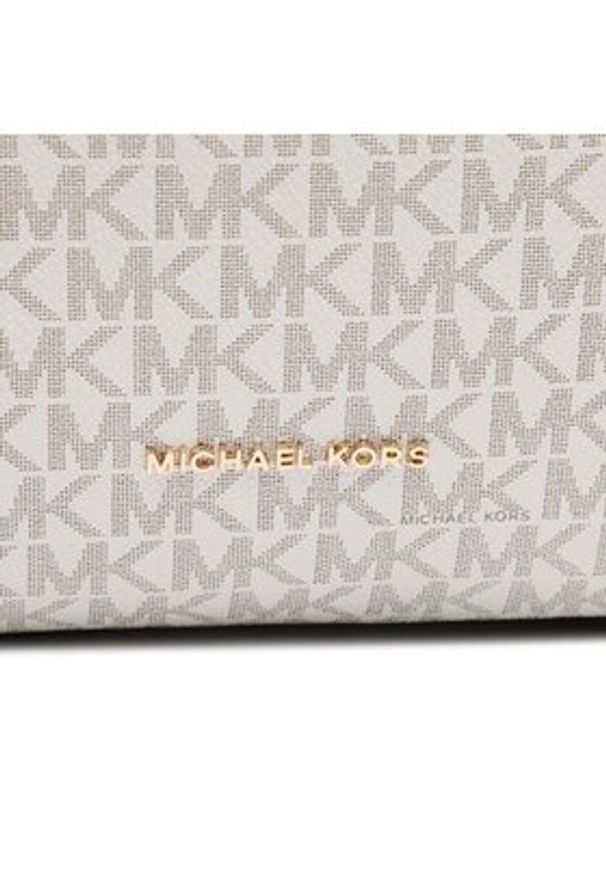 MICHAEL Michael Kors Torebka Kensington 30F3G8KT7B Écru. Materiał: skórzane