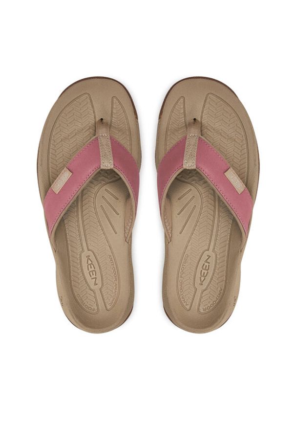 keen - Keen Japonki Kona Leather Flip-Flop 1029146 Różowy. Kolor: różowy
