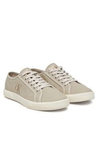 Calvin Klein Jeans Tenisówki Ess Vulc Low Cv Mg Wn YW0YW01762 Beżowy. Kolor: beżowy. Materiał: materiał #5
