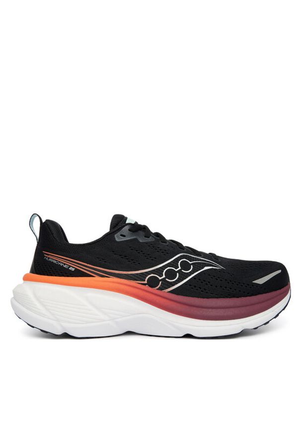 Saucony Buty do biegania Hurricane 25 S21026 Czarny. Kolor: czarny. Materiał: materiał
