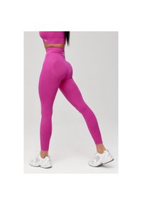 ROUGH RADICAL - Damskie legginsy treningowe seamless Rough Radical LINEA. Kolor: różowy. Sport: fitness