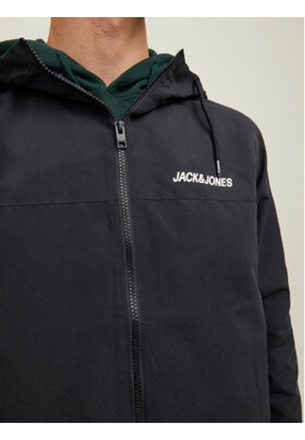 Jack & Jones - Jack&Jones Kurtka przejściowa 12200208 Czarny Regular Fit. Kolor: czarny. Materiał: syntetyk