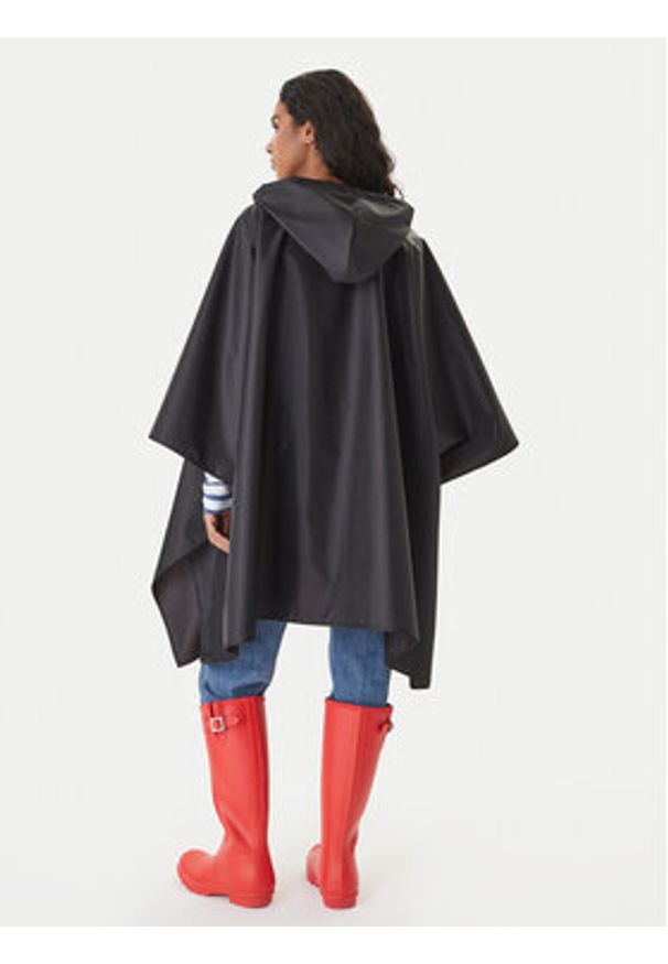 Hunter Ponczo HARU0007261 Czarny Regular Fit. Kolor: czarny. Materiał: syntetyk