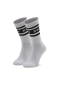 DKNY Zestaw 3 par wysokich skarpet męskich Reed S5_6320_DKY Biały. Kolor: biały. Materiał: materiał #3