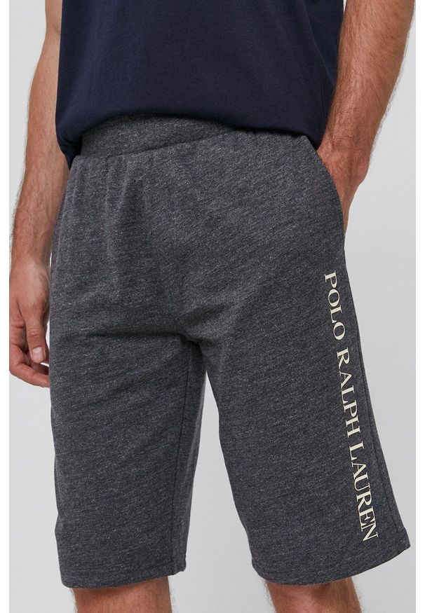 Polo Ralph Lauren - Szorty. Okazja: na co dzień. Kolor: szary. Styl: casual