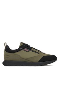 Hugo - HUGO Sneakersy Icelin 50552643 Khaki. Kolor: brązowy. Materiał: materiał